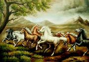 unknow artist Horses 052 France oil painting artist